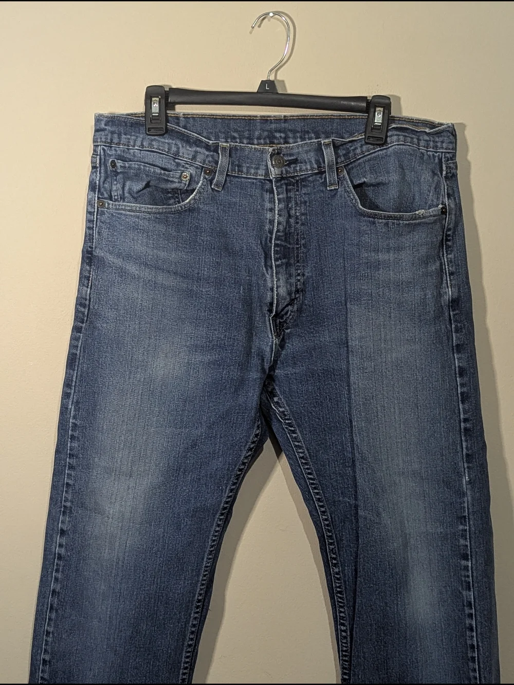 Levi’s 505 Jeans 36x30 Men Straight Leg Vintage Wash Dad Jeans Y2K Classic Denim